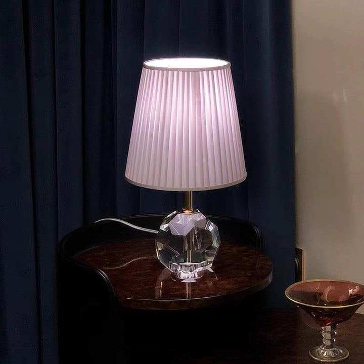 Crystal Base Accent Table Lamp
