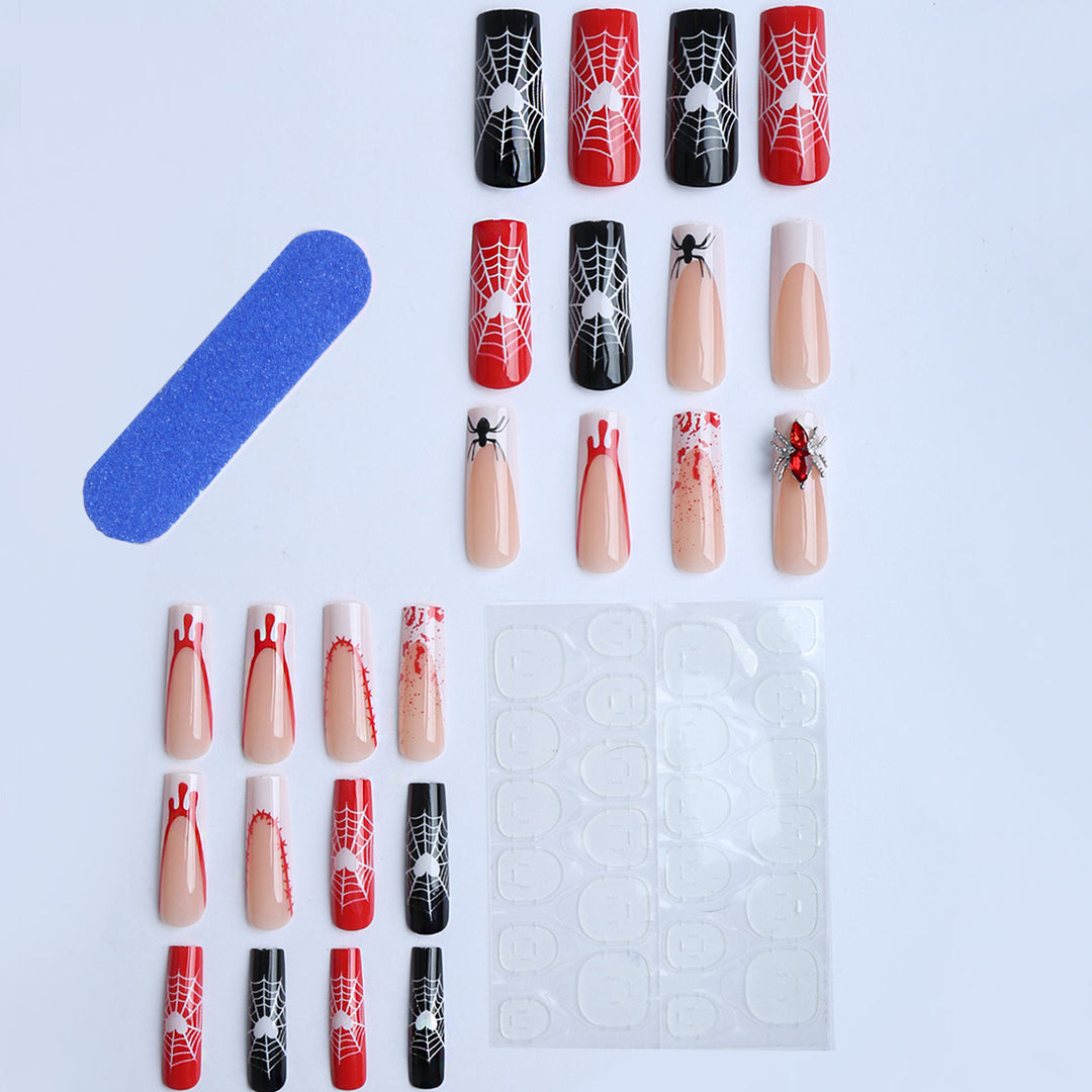 Creative Halloween-themed nail art Bowlift