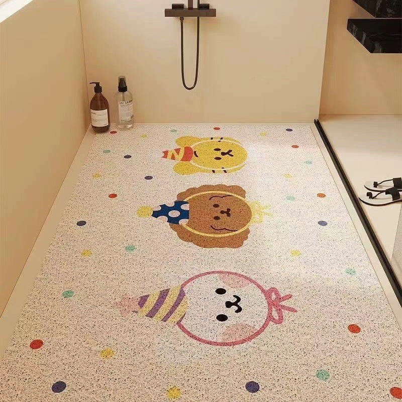 Playful Cartoon Character Area Rug Bowlift