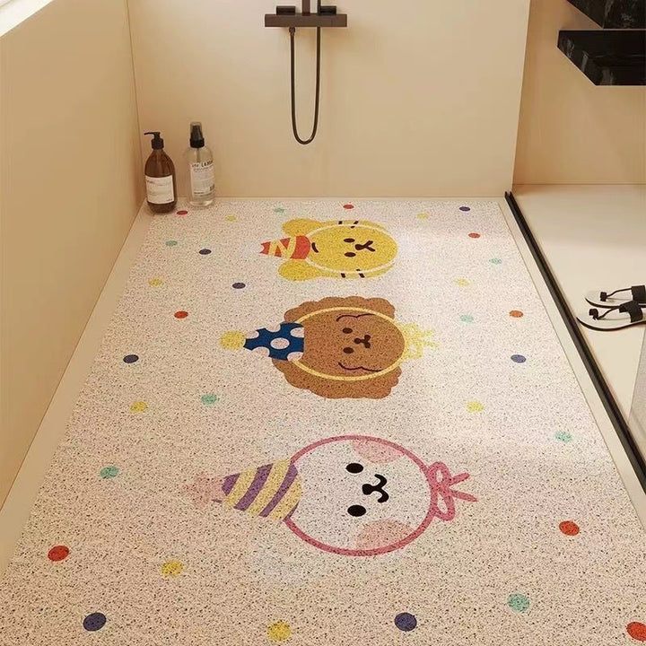 Playful Cartoon Character Area Rug Bowlift