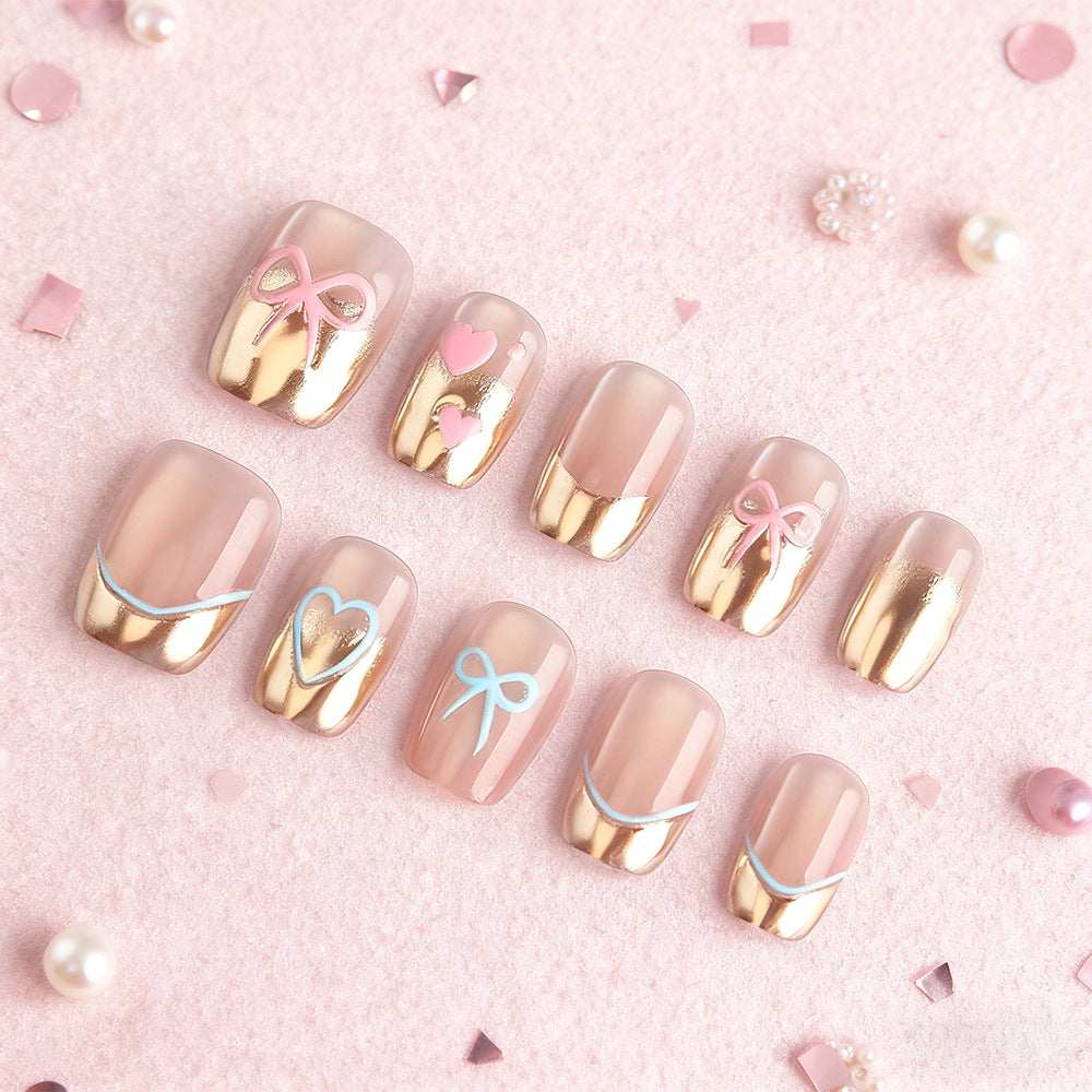 Premium Decorative Press-On Nail Art Bowlift
