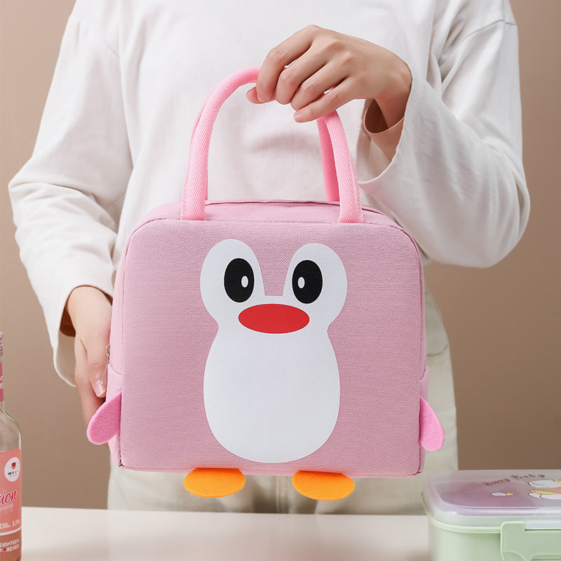 Penguin-Themed Insulated Lunch Bag