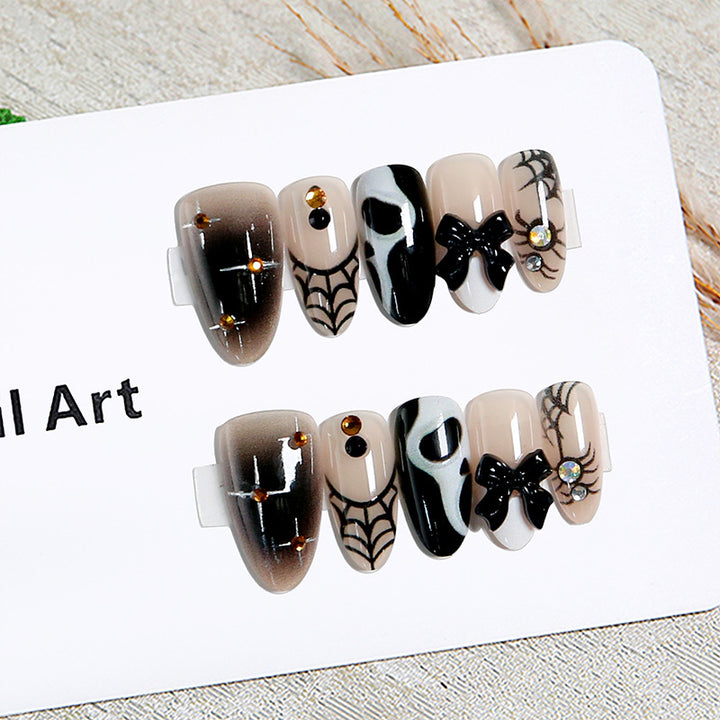 Halloween-style artificial nails Bowlift
