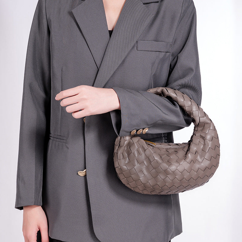 Designer Woven Handbag Bowlift