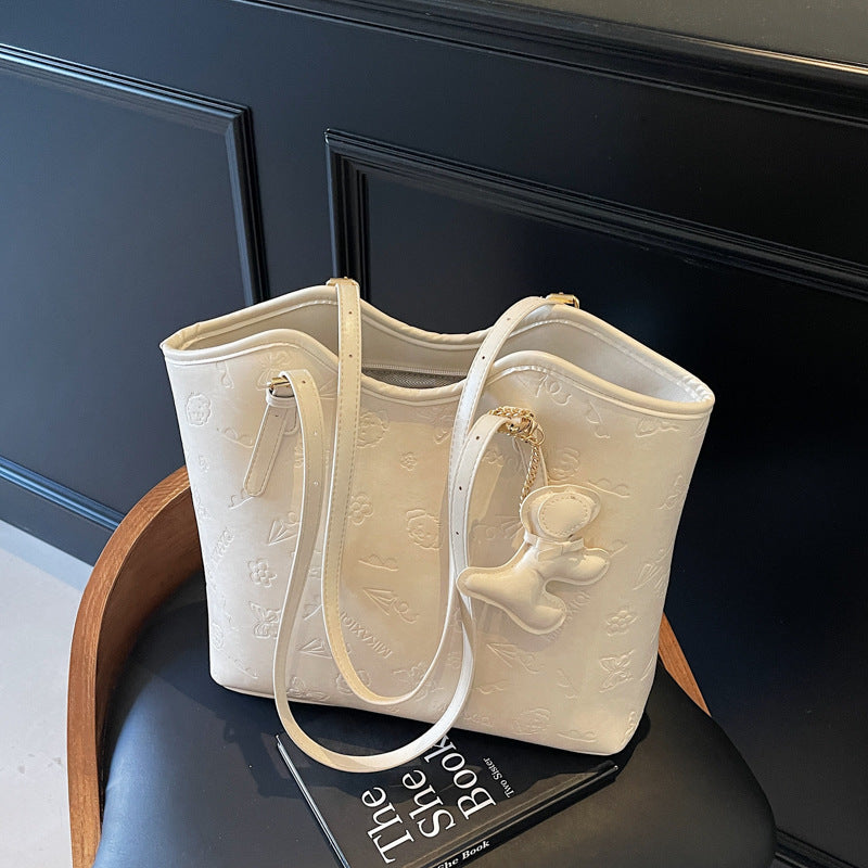 Textured Design Everyday Tote Bag Bowlift