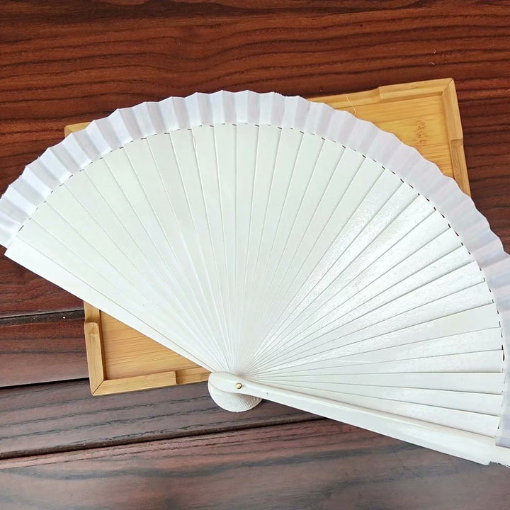 Women's Fan with Colorful Floral Design Bowlift