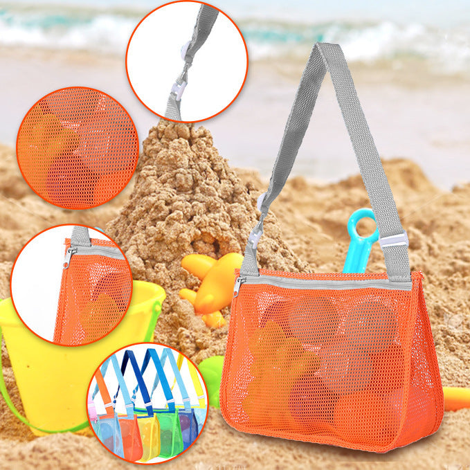 Practical and Breathable Beach Bag with Mesh Structure Bowlift