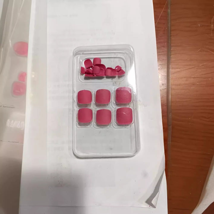 Premium Matte Press-On Nail Tips Set Bowlift