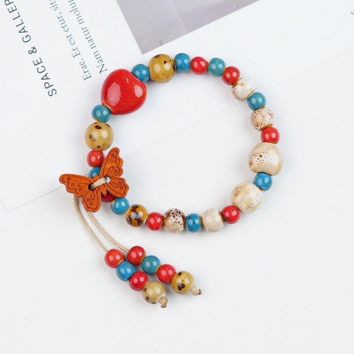 Heart-Shaped Beaded Bracelet Bowlift