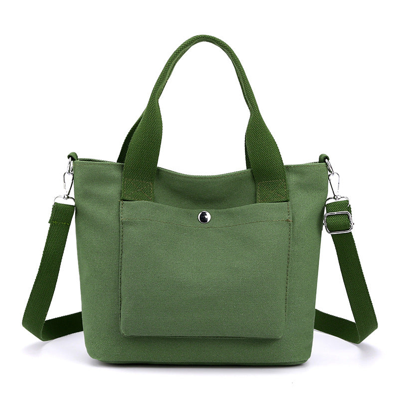 Compact Multi-Functional Canvas Handbag Bowlift