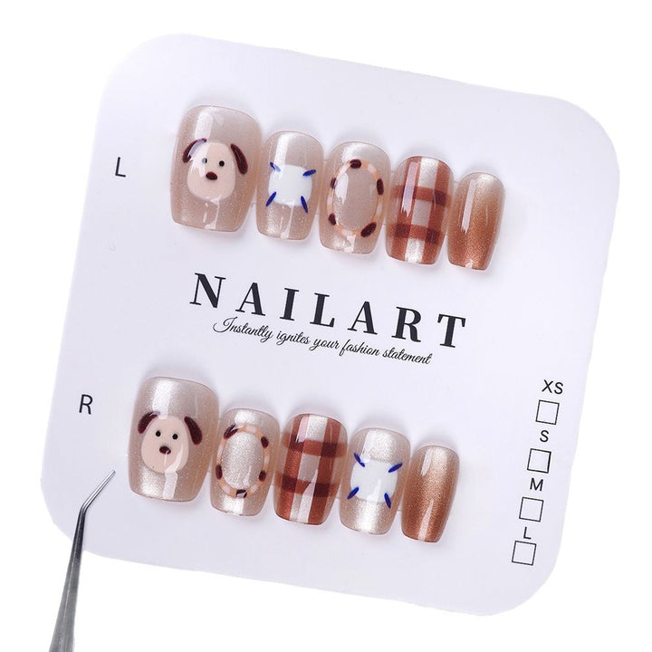 Artistic Character-Themed Press-On Nails Bowlift