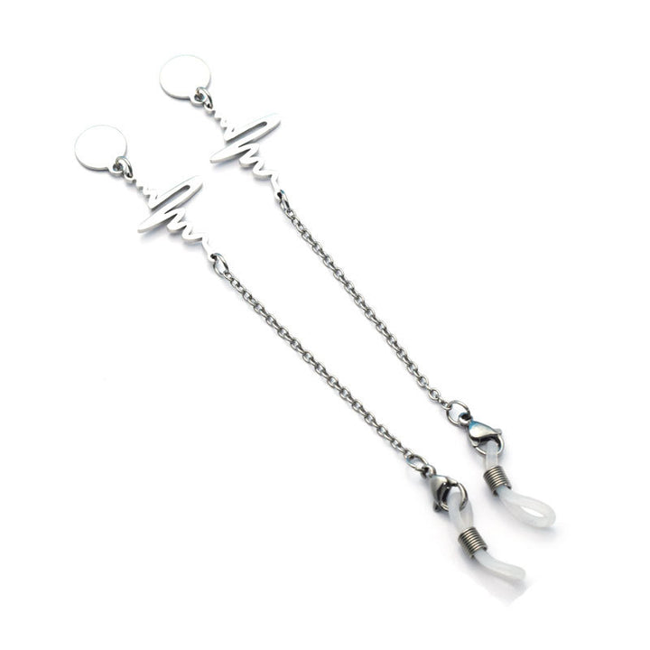 Stylish Heartbeat Design Dangle Earrings Bowlift