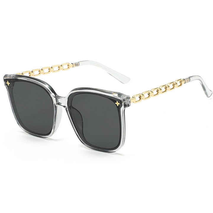 Ladies Designer Sunglasses with Elegant Chain Links Bowlift