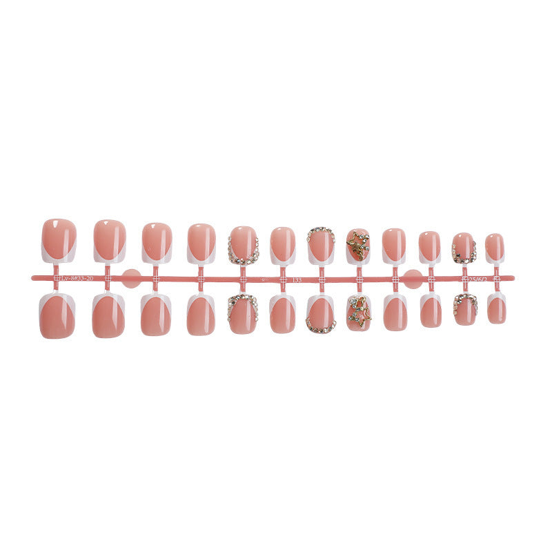 Nail art set with luxurious glitter and floral decorations Bowlift