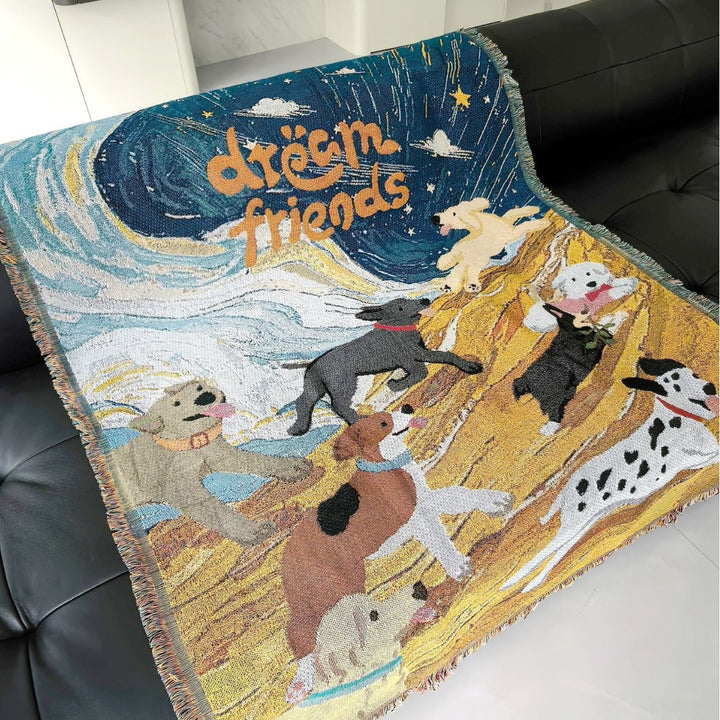 Decorative Pet-Themed  Throw Blanket