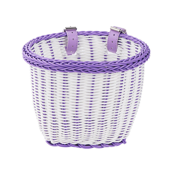 Women Handmade Basket with Colorful Design Bowlift