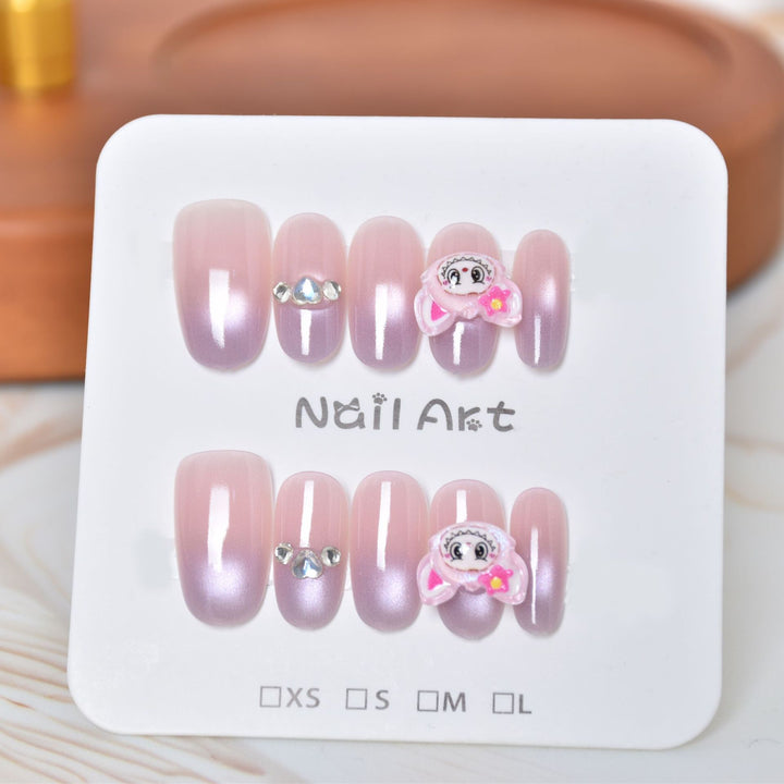Premium Ocean-Inspired Press-On Nail Extensions Bowlift