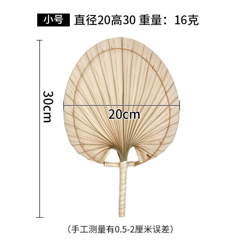 Women Handmade Palm Leaf Fan Bowlift