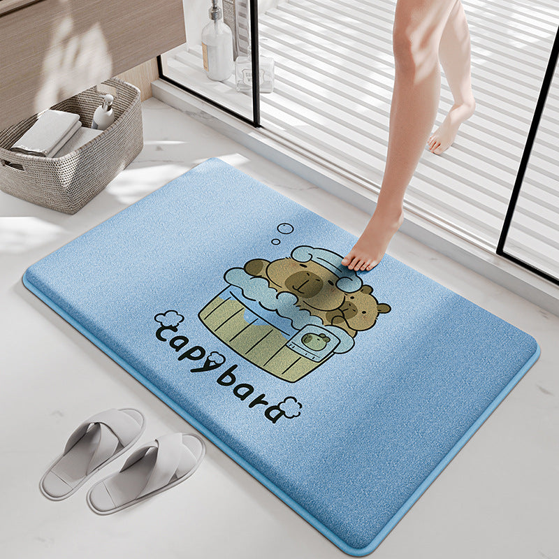 Cartoon-Themed Comfort Bath Mat