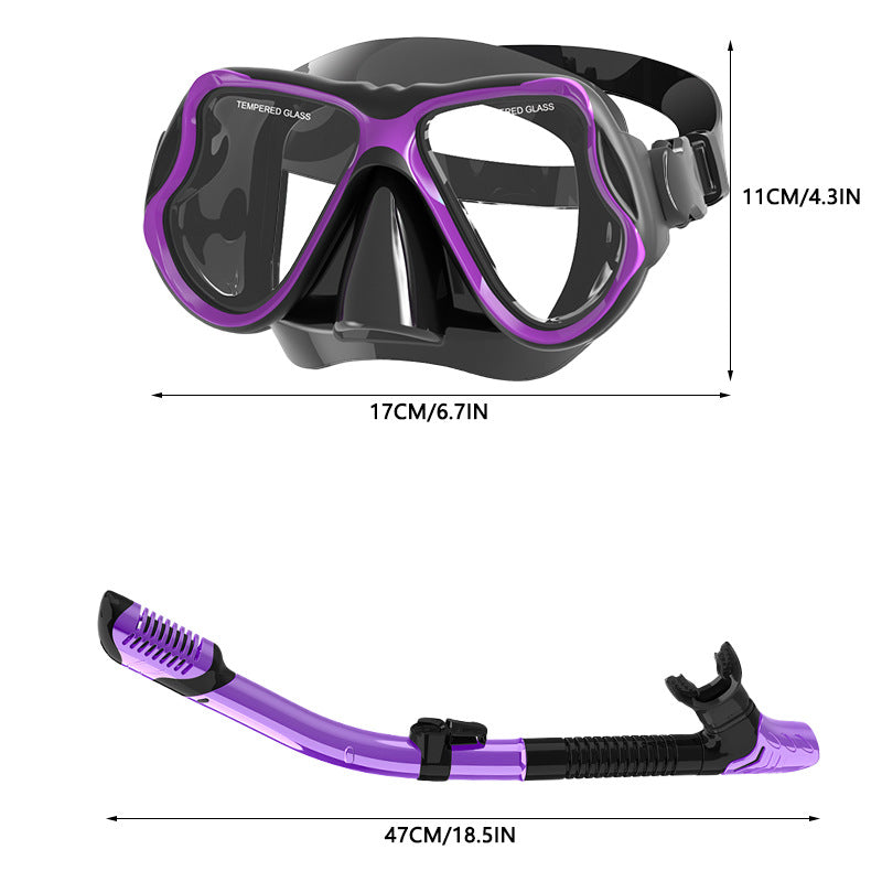 Premium Diving Mask with Soft Silicone Edge and Anti-Fog Technology Bowlift