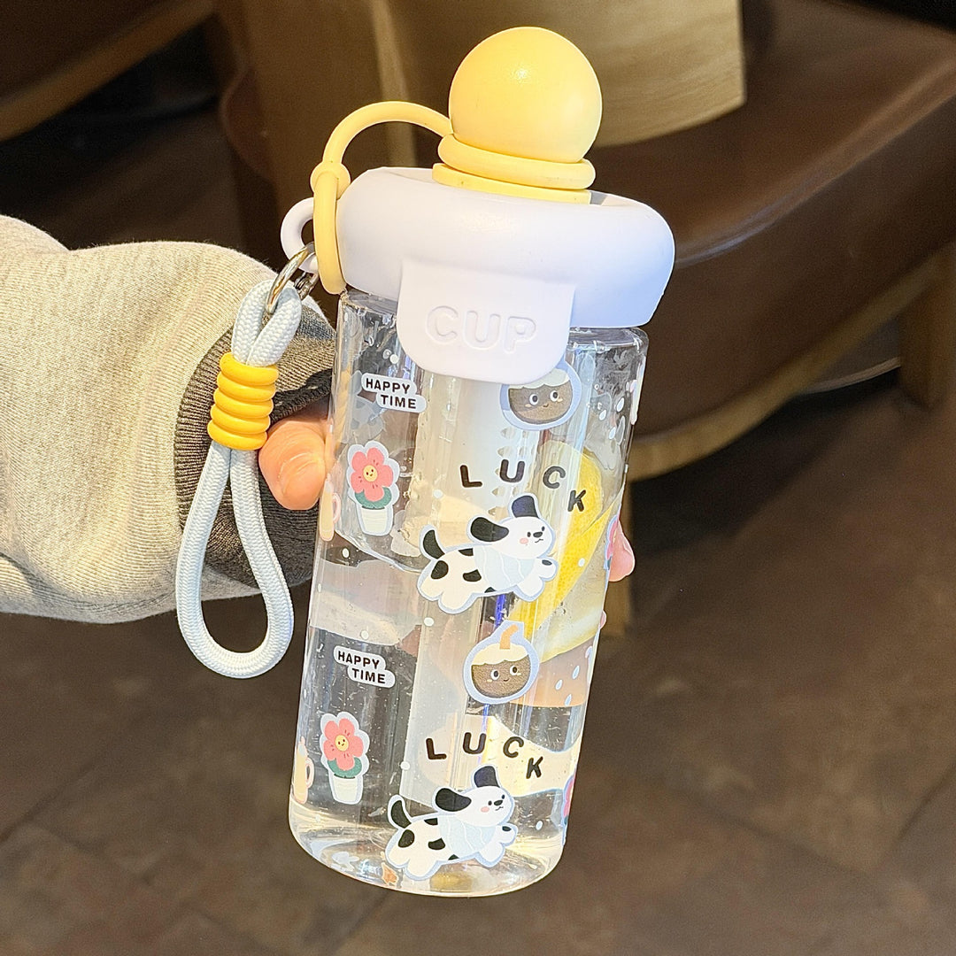 Women's Creative Water Bottle with Casual Design Bowlift
