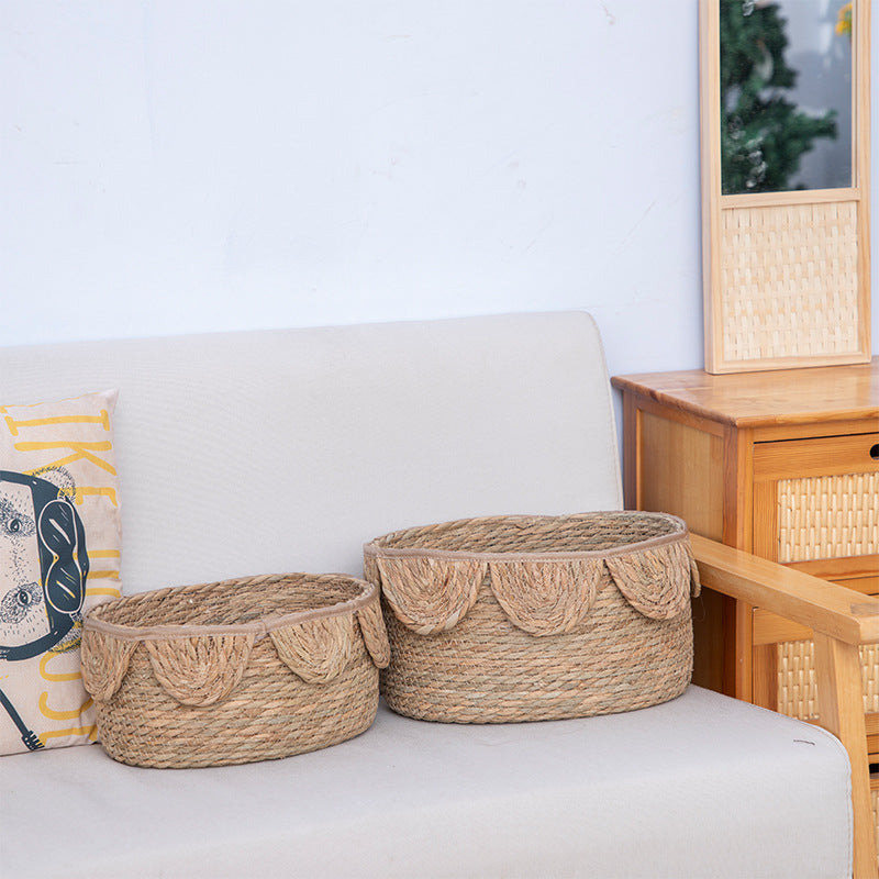 Stylish storage basket with wave rim Bowlift