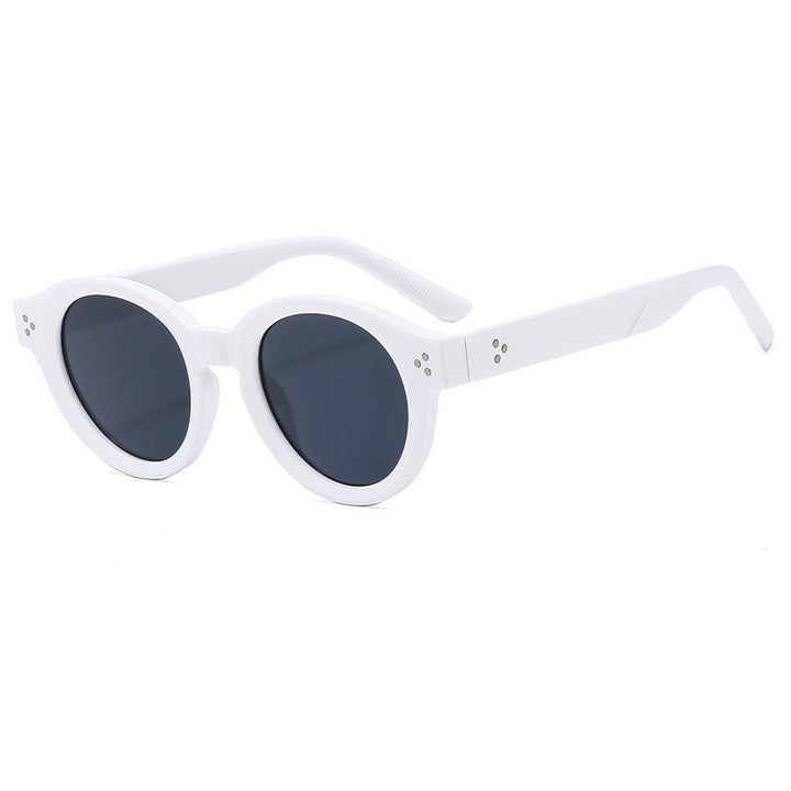 Ladies' fashionable sunglasses with clear and structured frame Bowlift