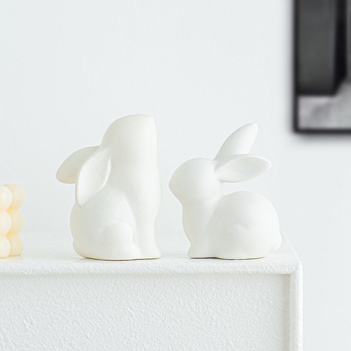 Artistic Ceramic Hare Bowlift