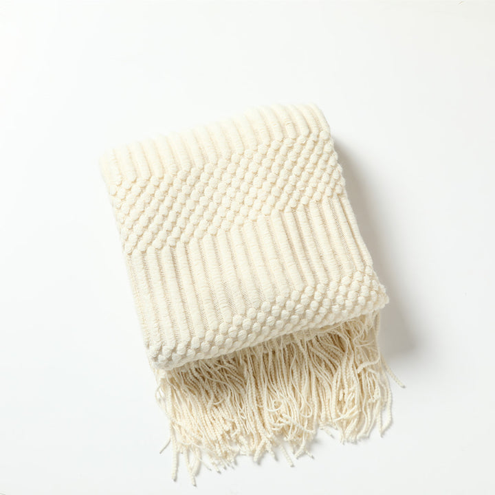 Stylish Textured Throw Blanket