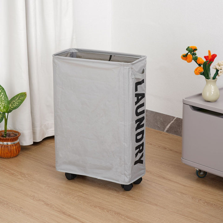 Laundry basket with wheels Bowlift