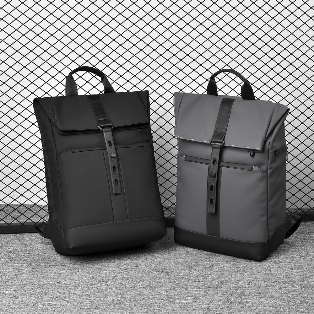 Modern Rolltop Travel Backpack Bowlift
