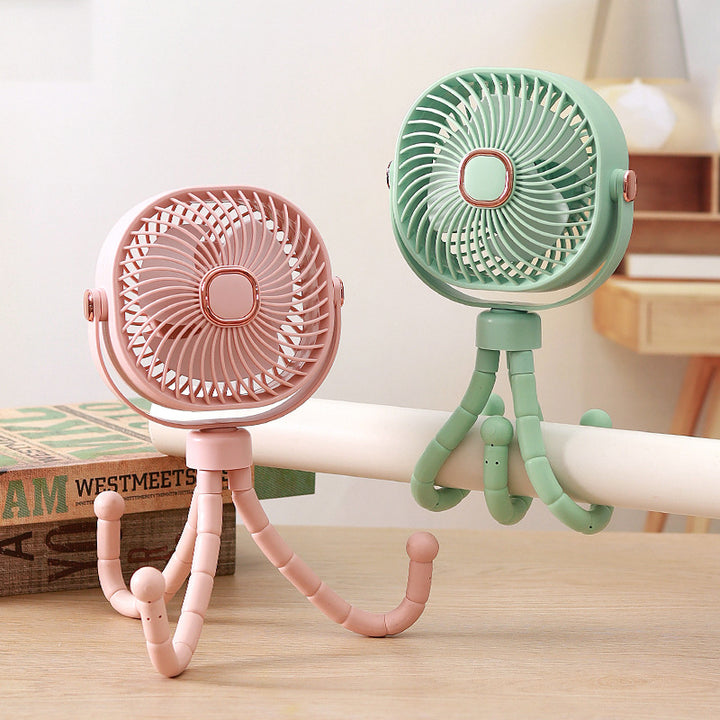 Unisex Mini-Portable Fan with Flexible Mount Bowlift