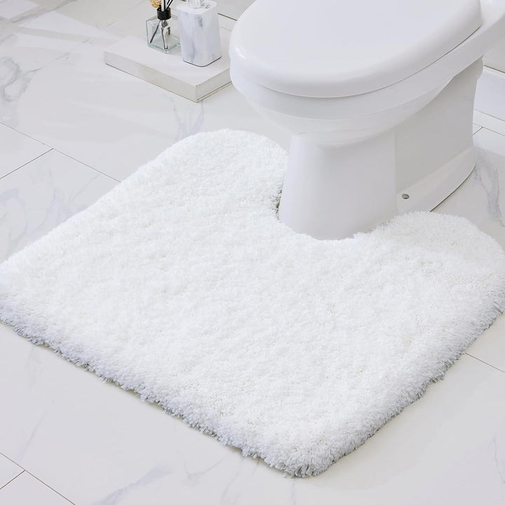 Plush Bathroom Toilet Mat Bowlift