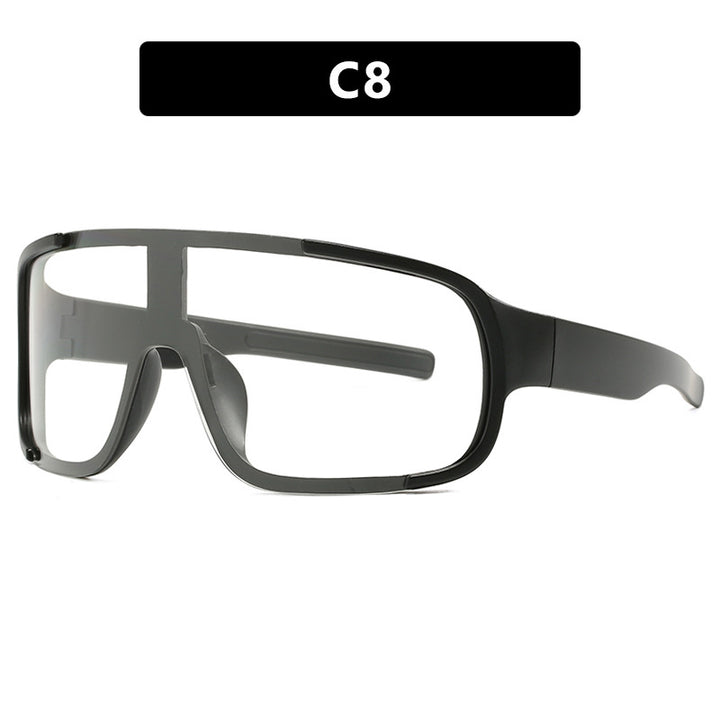 Women's sporty UV protection sunglasses with wide, aerodynamic shape Bowlift