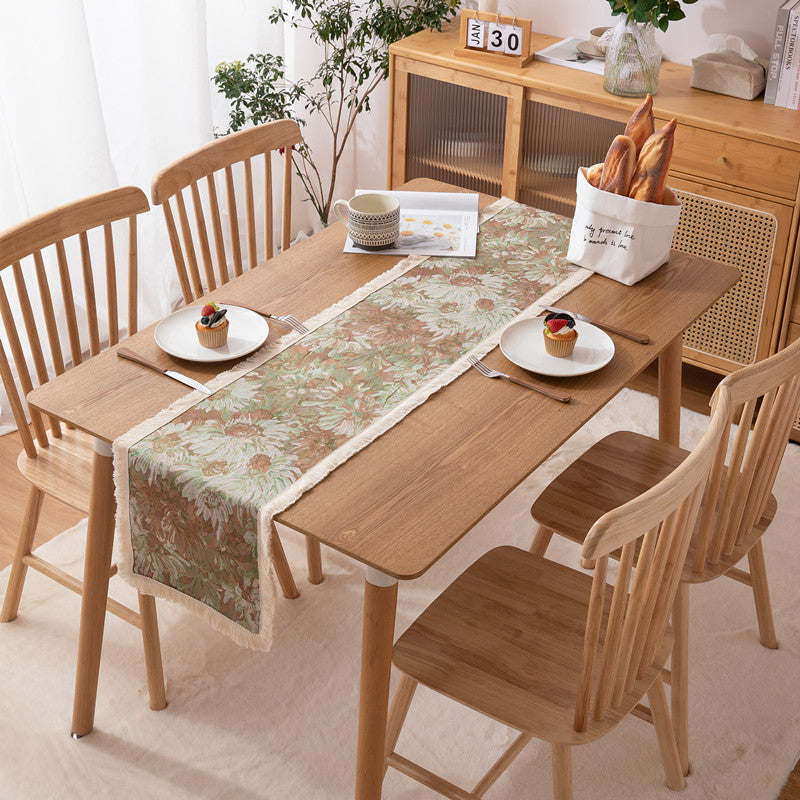 Floral Print Table Runner