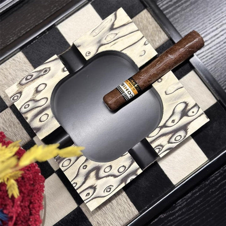 Artistic Marble-Inspired Ashtray