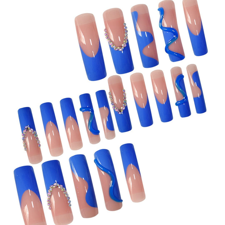 Artistic Press-On Nails Set Bowlift