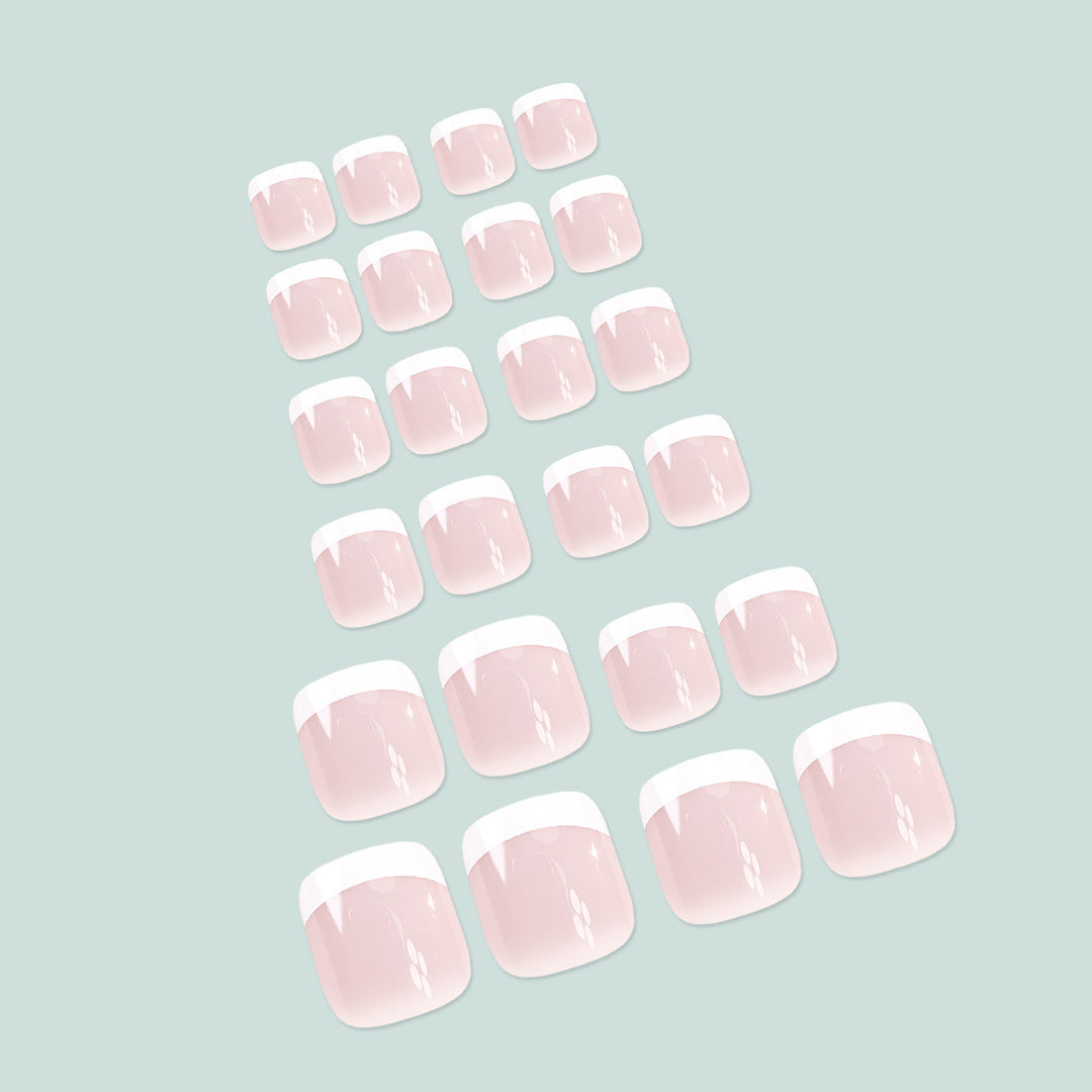 French Toenail Art Bowlift