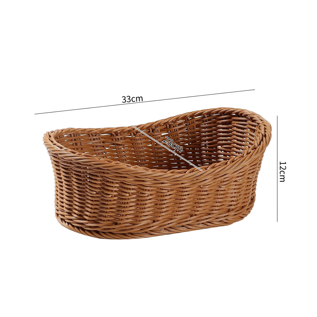 Decorative Woven Fruit Basket Bowlift