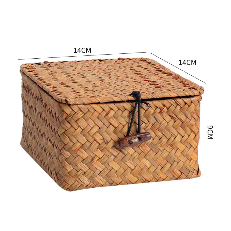 Handmade Woven Storage Cube Bowlift