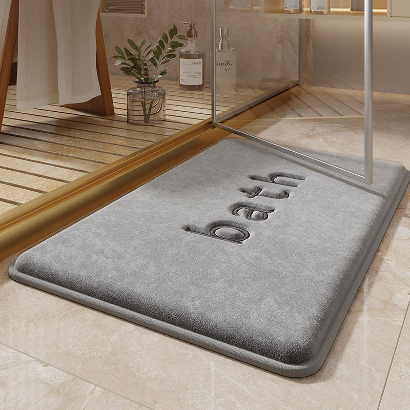 Stylish Absorbent Bathroom Mat Bowlift