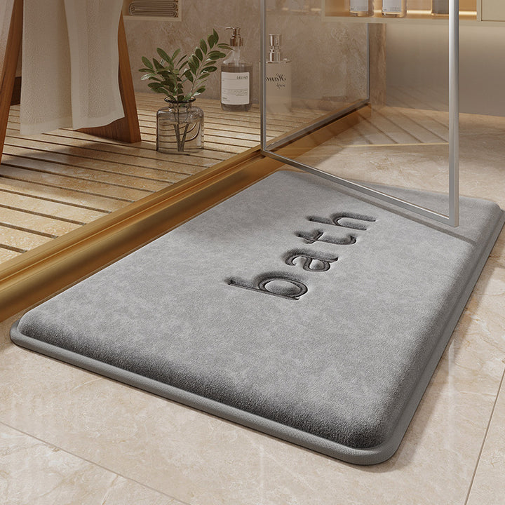 Stylish Absorbent Bathroom Mat Bowlift