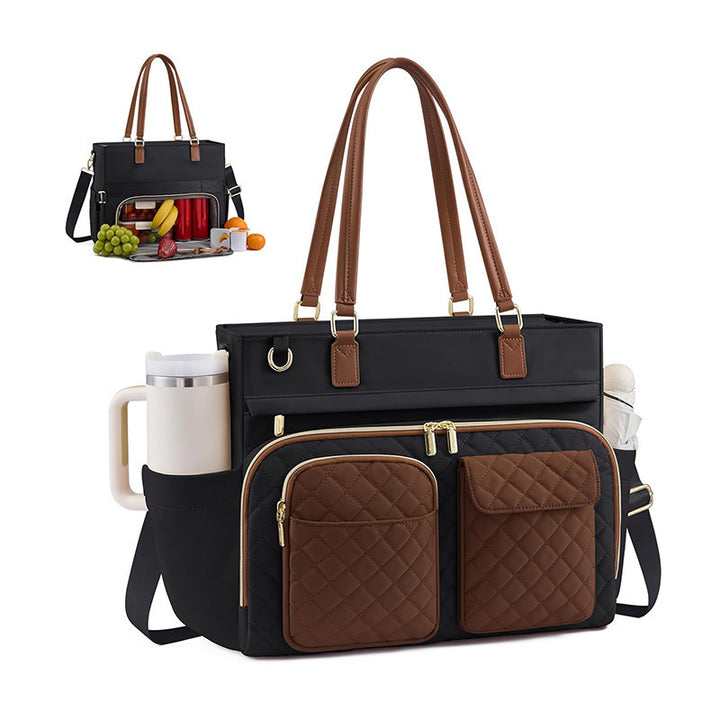 Multi-Functional Quilted Utility Tote Bowlift