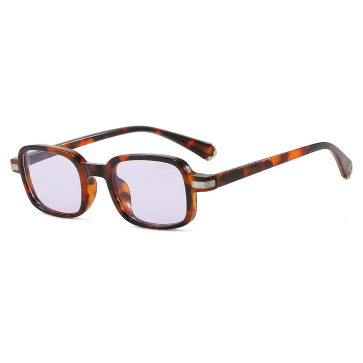 Women's fashionable square sunglasses in trendy tortoise design Bowlift