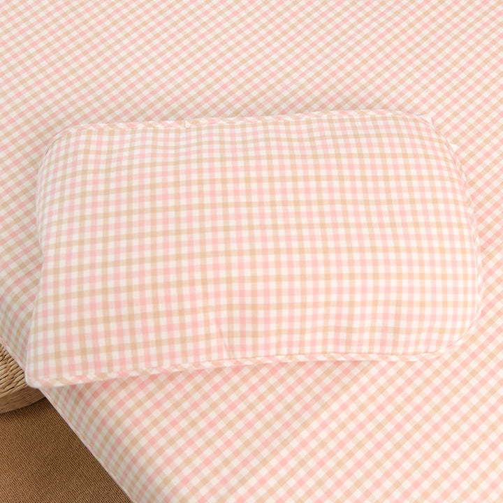 Women's Baby Bedding Set with Checkered Design Bowlift