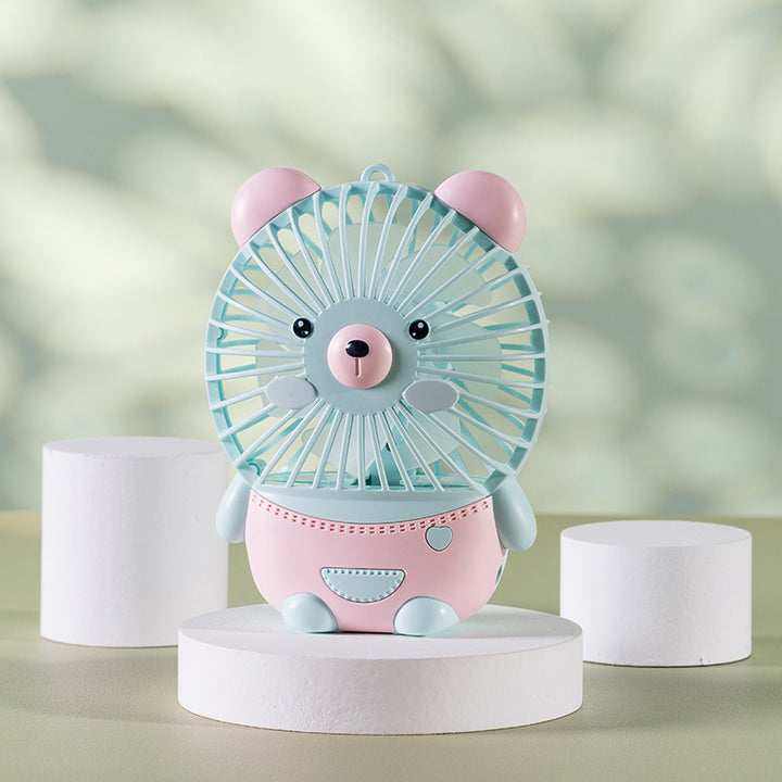 Unisex Mini Hand Fan in cute animal design Bowlift