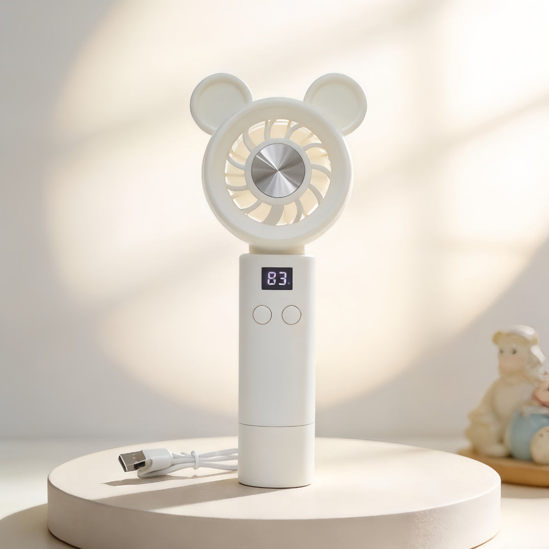 Women's Portable Hand Fan with Innovative Design Bowlift