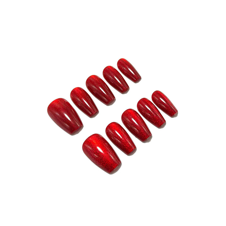 Sparkling Artificial Nails In Elegant Design Bowlift
