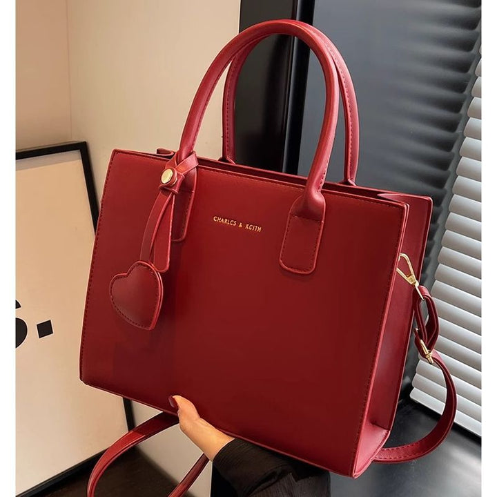 Sophisticated Leather Tote Bag Bowlift