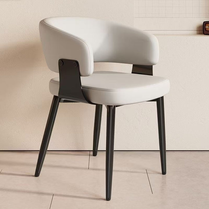 Contemporary Floral Accent Dining Chair Bowlift